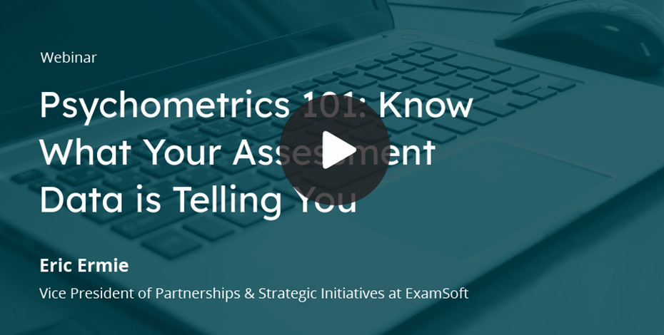 Psychometrics 101 Webinar