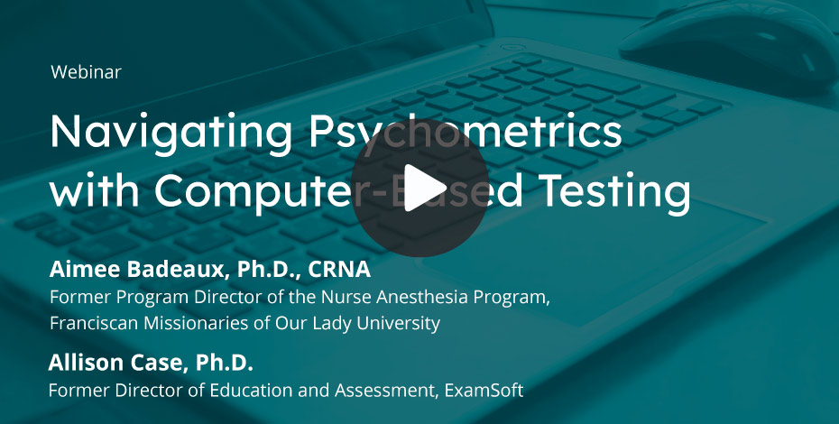 Navigating Psychometrics Webinar
