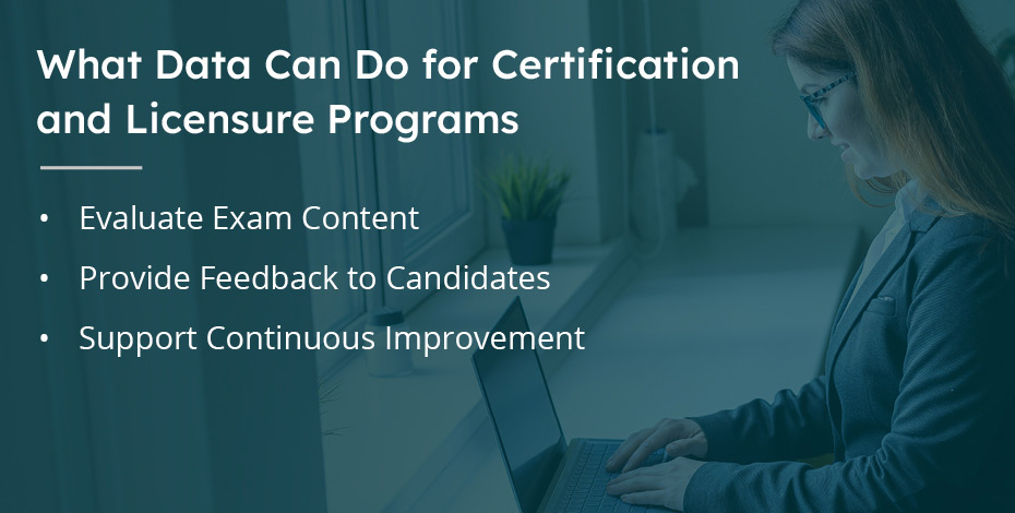 certification licensure data